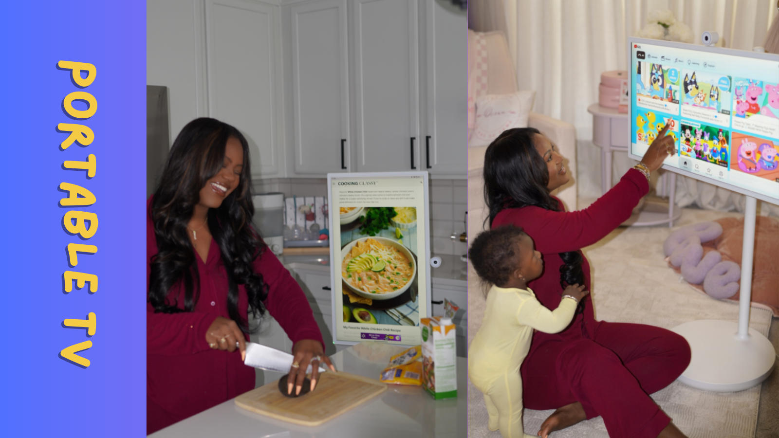 A Flexible Screen Setup for Families with Kids