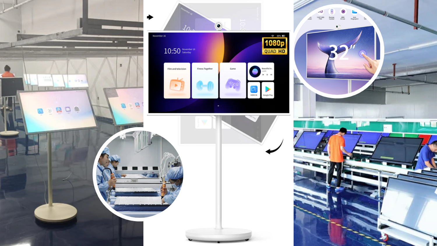 Portable TV on Wheels Manufacturer in China