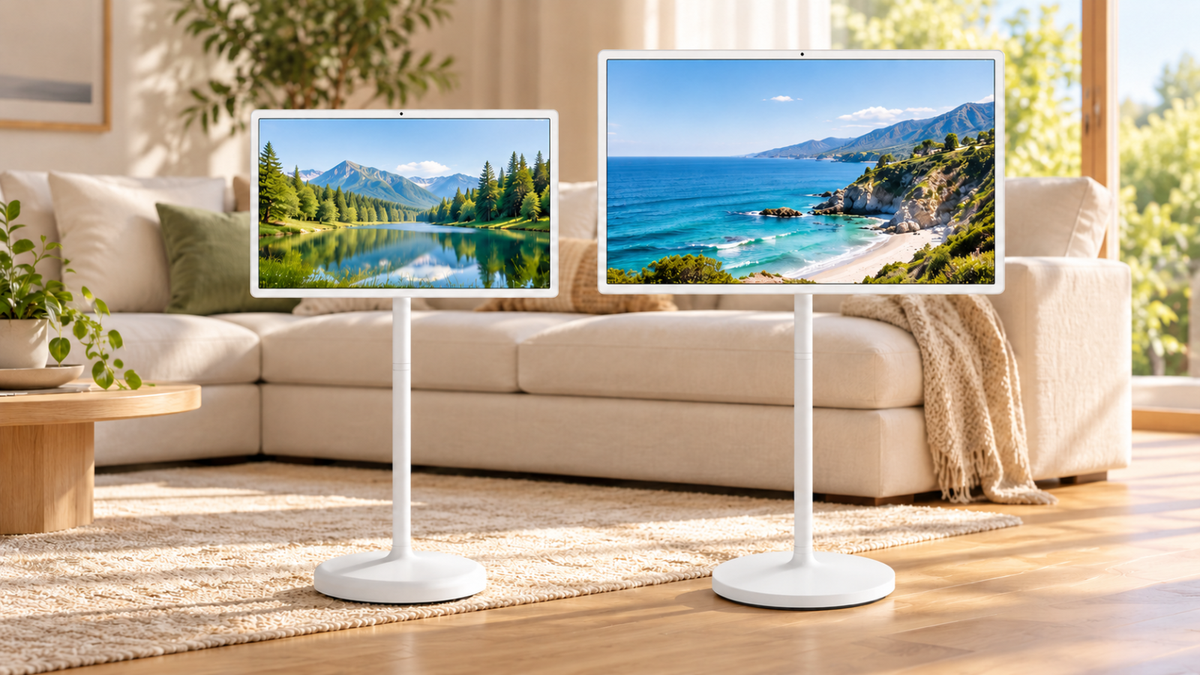 how to use a portable tv on wheels