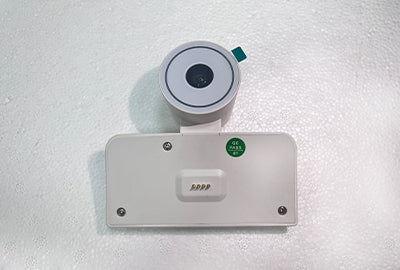 2K Camera of portable TV on wheels
