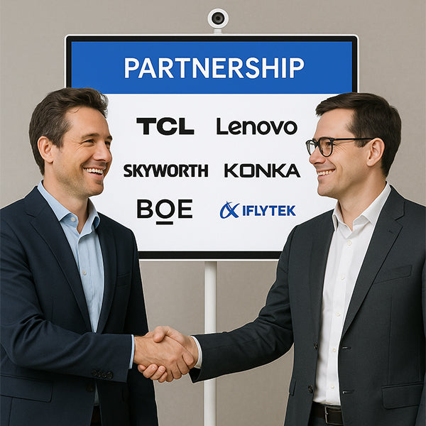 GFF collaborates with leading industry brands like LG and others, showcasing innovative portable TV on wheels and custom technology solutions