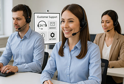 GFF support 24/7 customer service for all customers, answers any question about portable TV on wheels.