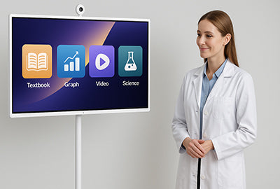 GFF pirtable smart touch screen TV is good for education