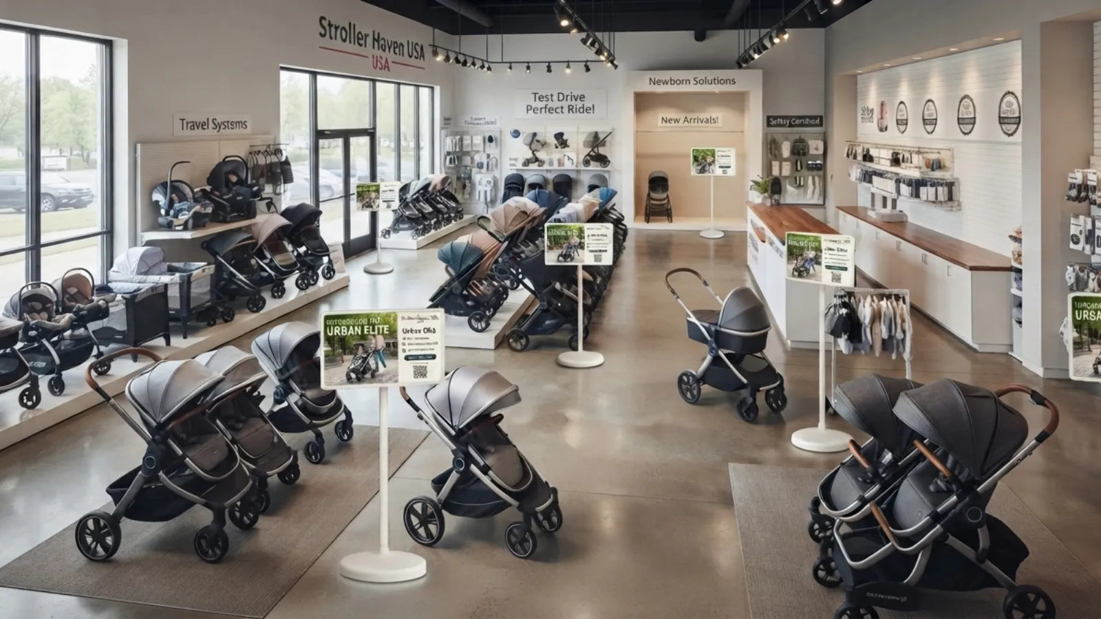 Retail Stores Use Portable Displays