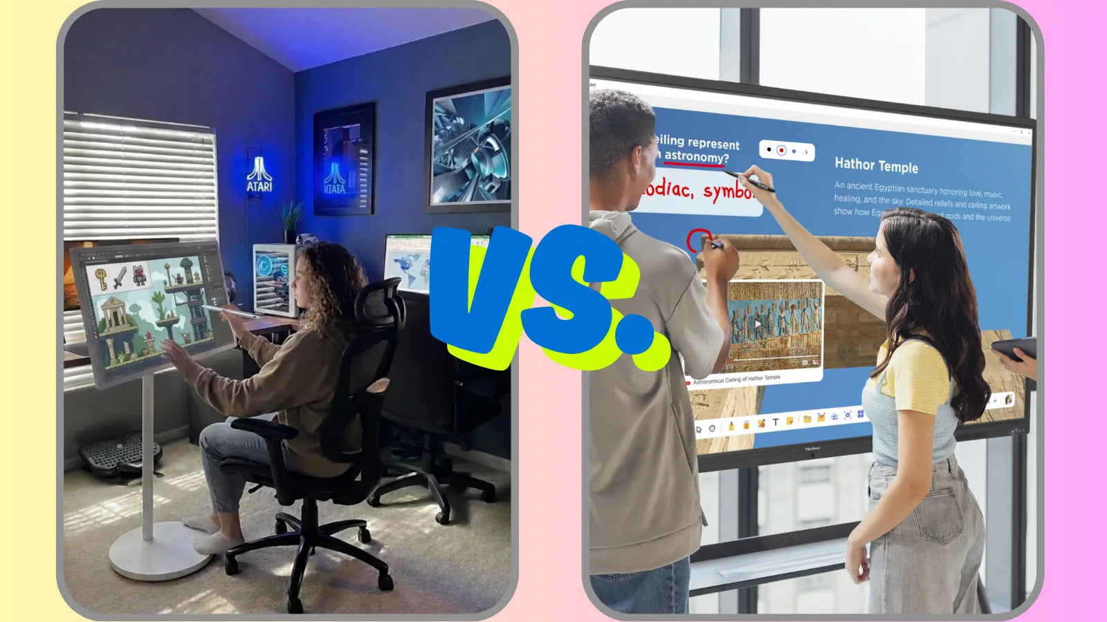 Touch Screen TV vs Interactive Whiteboard