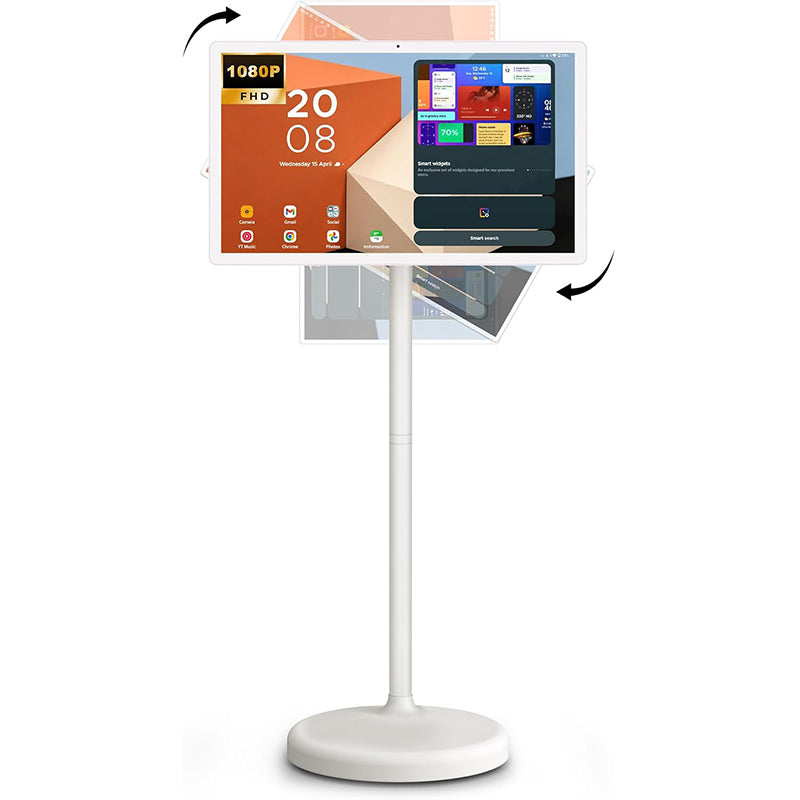 GFF 22-Inch Portable Smart TV On Wheels