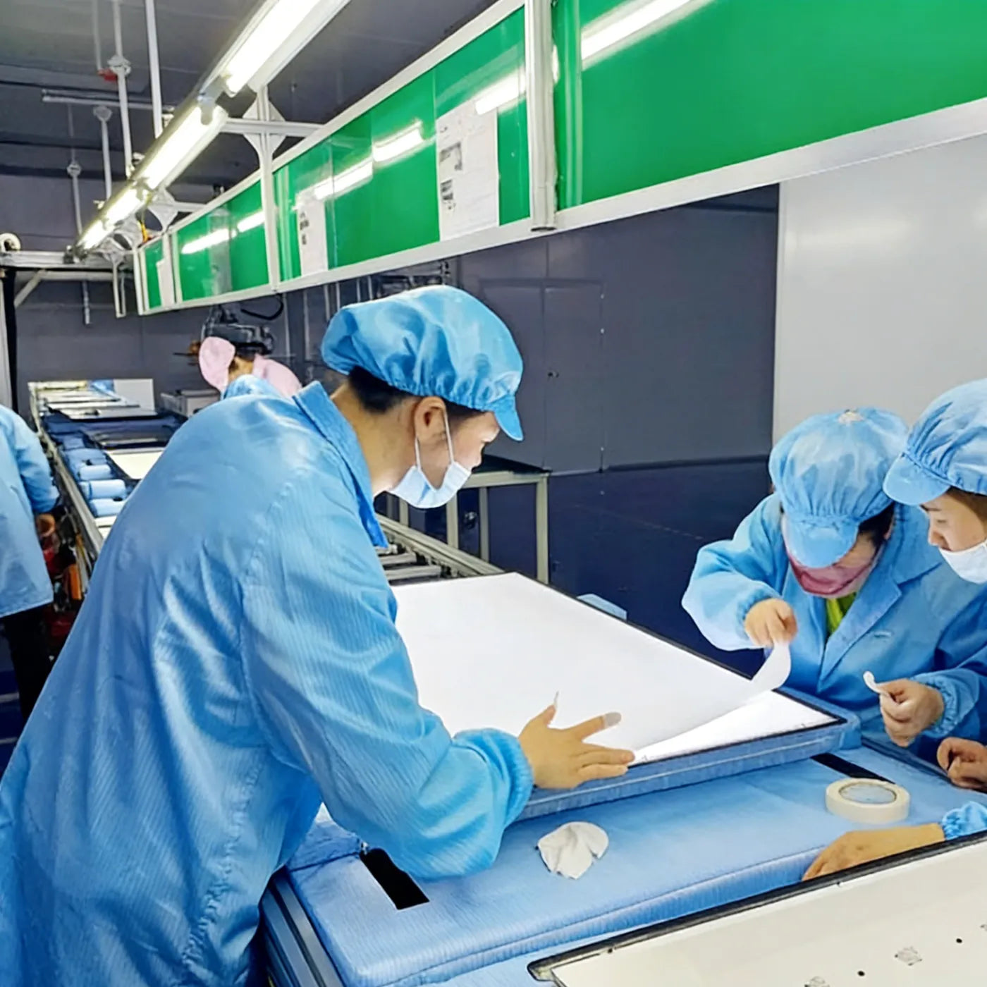 manufacturing the portable TV on wheels